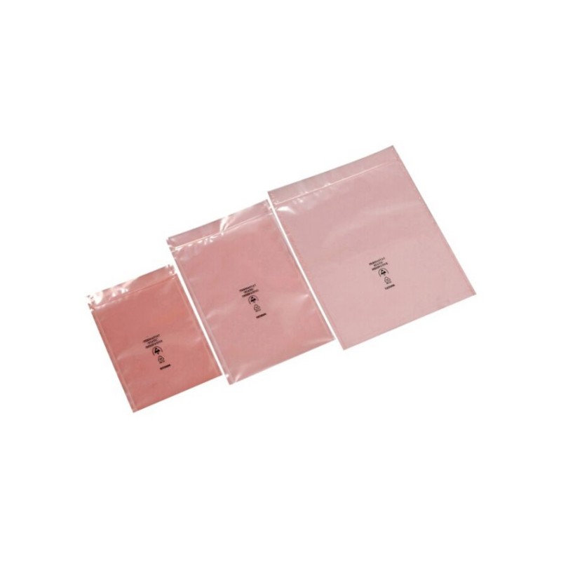 Sachet ESD rose, 0,1 mm 70 x 80 mm